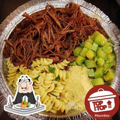 Comida em Top do Top Marmitex