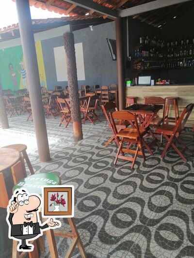O interior do Portuga & Brasuca