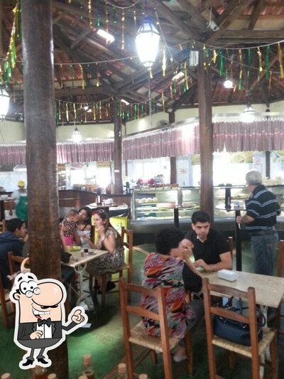O interior do Rancho da Pamonha Brotas-SP