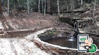 o exterior é uma característica importante do Pousada Alto dos Manacás