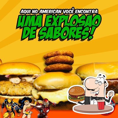 Os hambúrgueres do American Gastronomia Nilópolis Nilópolis RJ irão satisfazer diferentes gostos