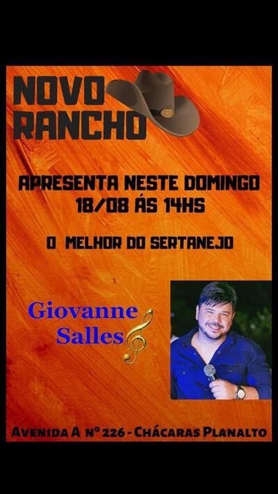 A publicidade apresenta informações sobre o Novo Rancho" Contagem MG
