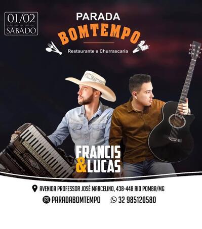 Aqui está a publicidade do Parada Bom Tempo