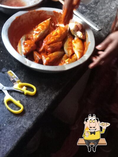 Order various seafood dishes offered by Anitha mess