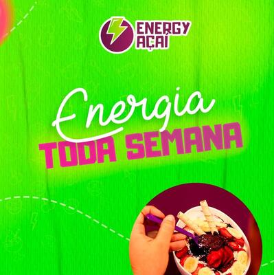 Aqui está a publicidade do Energy Açai - Horizonte