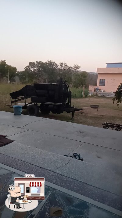 The outside area is an important feature of Balaji sweet restaurant