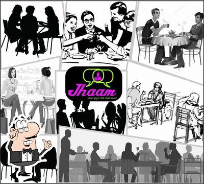 Take a seat at one of the tables at Jhaam