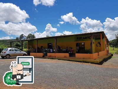 Desfrute da vista do exterior Recanto Do Cowboy