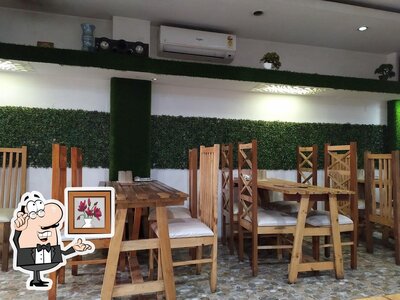 Take a seat at one of the tables at KLUB7