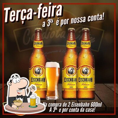 Peça uma tulipa de cerveja leve ou escura