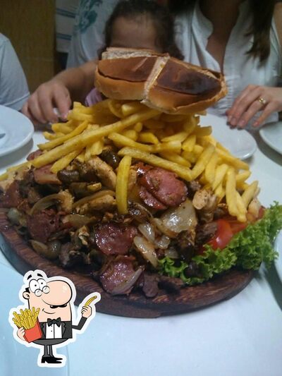 Você pode conseguir fritas como acompanhamento ou lanche