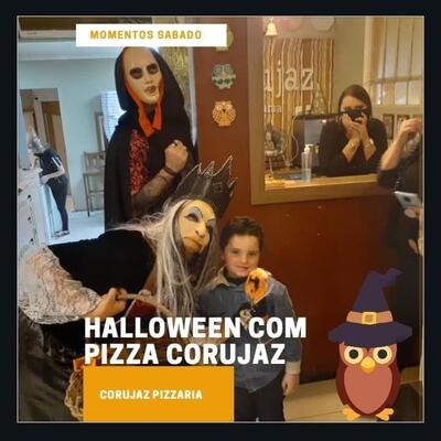 Aqui está a publicidade do Corujaz Pizzaria