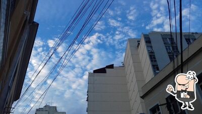 Você pode espairecer no na área externa do Bar da Ilha