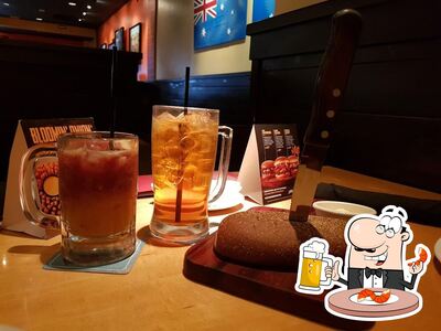 Outback Steakhouse offerece uma gama de cervejas