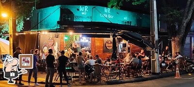O interior do Wr Café Bar