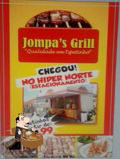 Comida em Jompa's Grill