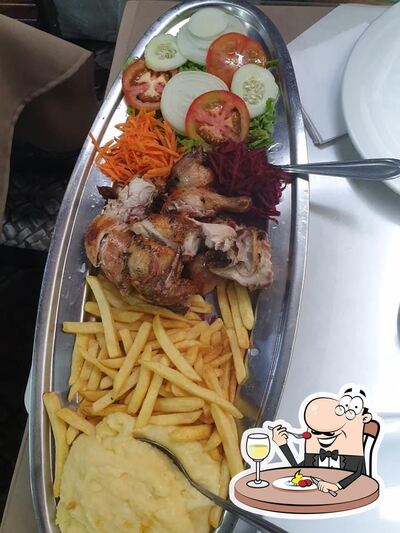 Comida em Galeto da Miguel