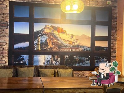 The interior of SnowlionCafe