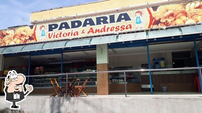 O interior do Padaria Victória e Andressa