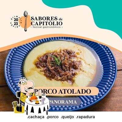 Comida em Panorama Capitólio