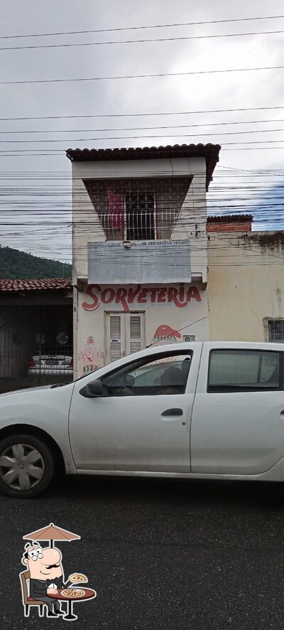 Veja a área externa do Ms Sorveteria