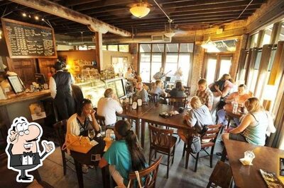 The interior of The Karma Cafe ॐ