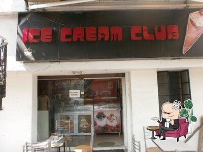The interior of Ice Cream Club