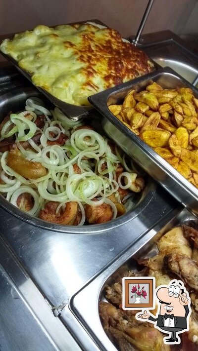 O interior do Restaurante Passos