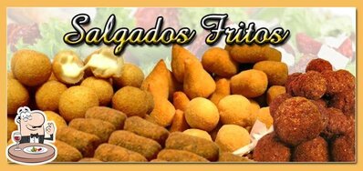 Comida em Fábrica de salgados Kaçula