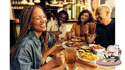 Comida em Restaurante Outback Steakhouse