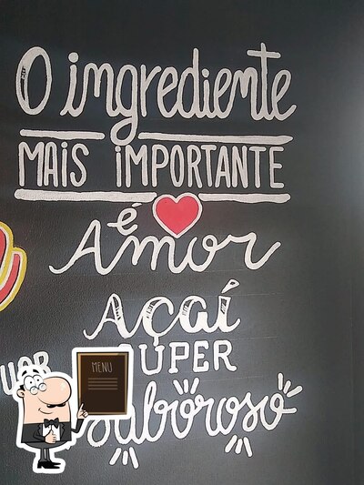 Dê uma olhada nos menu no quadro negro