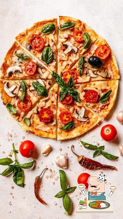 Food at Pizza bites
