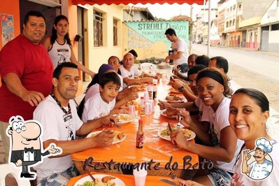 O interior do Restaurante do Beto Rio Pomba MG