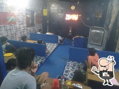 The interior of Gamana South Indian Restaurant
