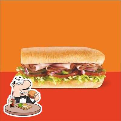 Taste one of the burgers offered by Subway Cube Pune-Mum Expressway