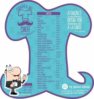 O Chapéu du Cheff tem seu próprio respresentação visual