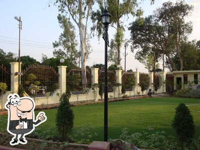 You can get some fresh air outside Orchid Restaurant & Gardens