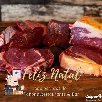 Capone Restaurante E Bar provê pratos de carne