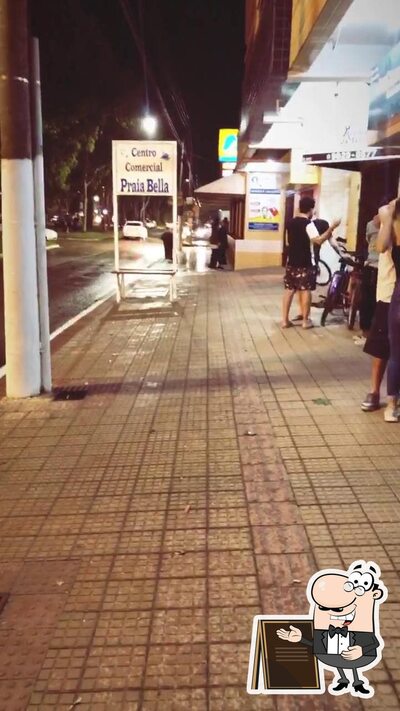 a parte exterior é uma característica importante do Café da Praia