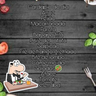 Platos en Restaurante do Rosário Muriaé MG