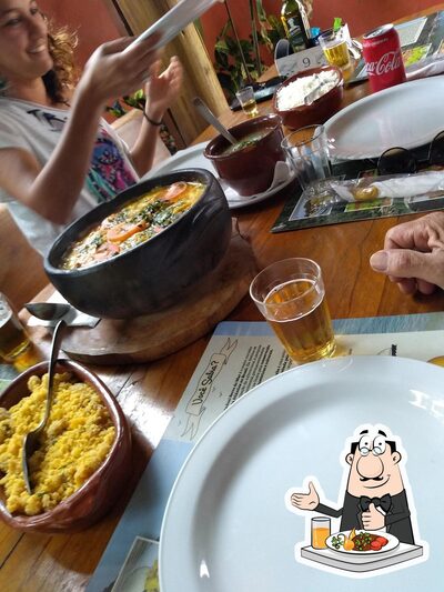 Comida em Deck da Villa