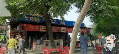 You can get some fresh air at the outside area of Wazir Dhaba