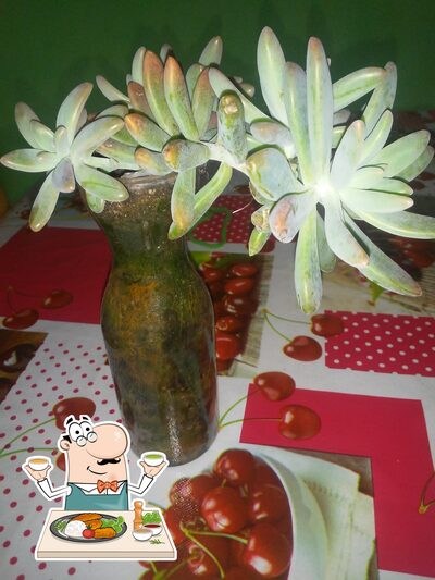 Comida em Flor do sol