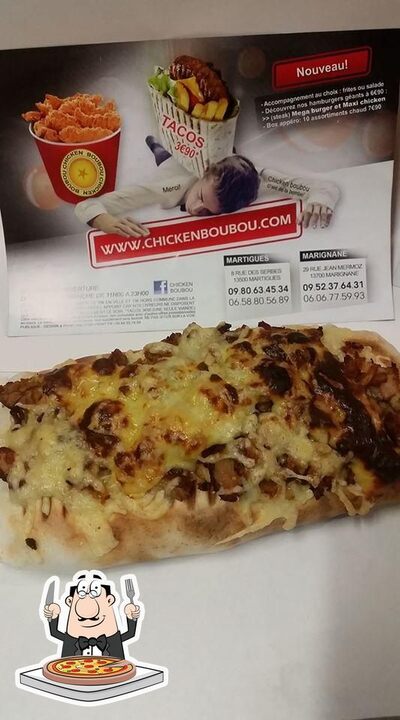 A BURGER KEBAB CHICKEN BOUBOU HALLAL MARIGNANE, vous pouvez essayer des pizzas