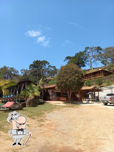 Você pode espairecer no na área externa do Pousada e Restaurante - Recanto do Pico