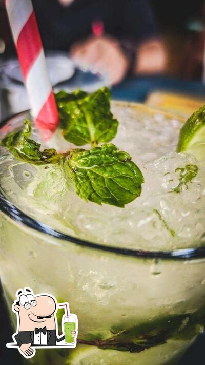 Enjoy a drink at Deja Vu Buffet Bar