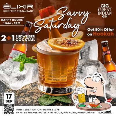 Enjoy the variety of beers