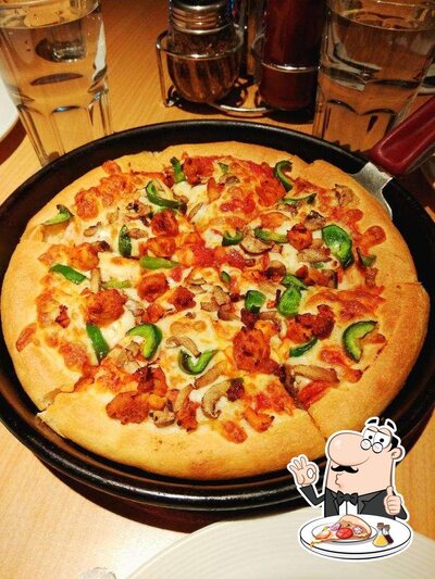 At Pizza Hut, you can taste pizza