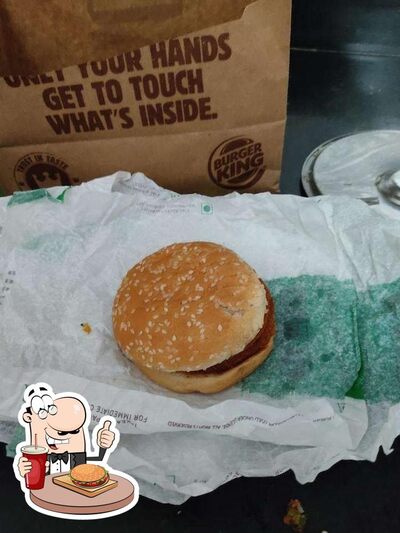 Order a burger at Burger King