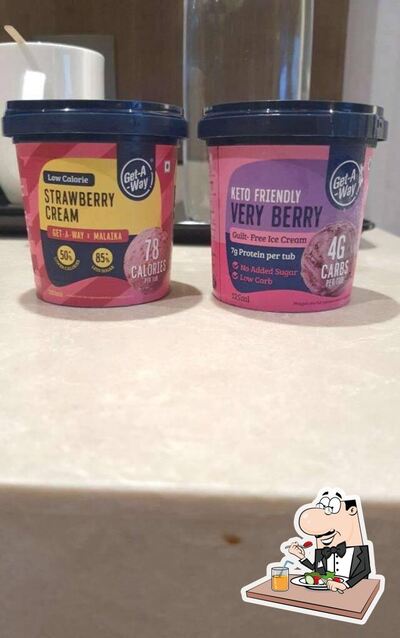 Food at GetAWay - Ice Creams & Desserts